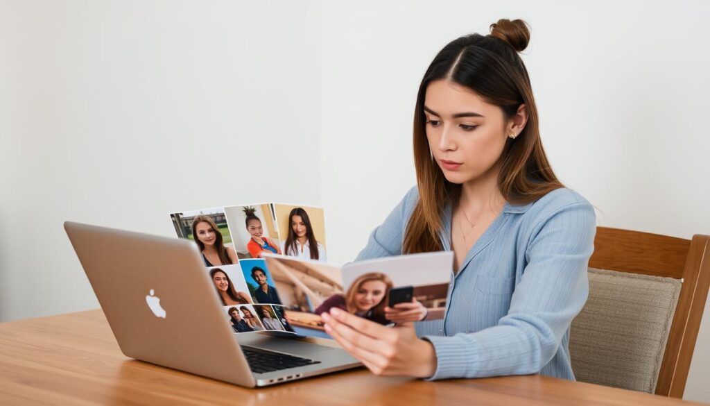 Dating-Profil Fotos auswählen
